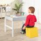 3 in 1 Wooden Kids Table with Storage and Double-Sided Tabletop